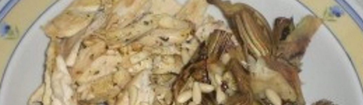 Insalata di Cappone con carciofi e Parmigiano